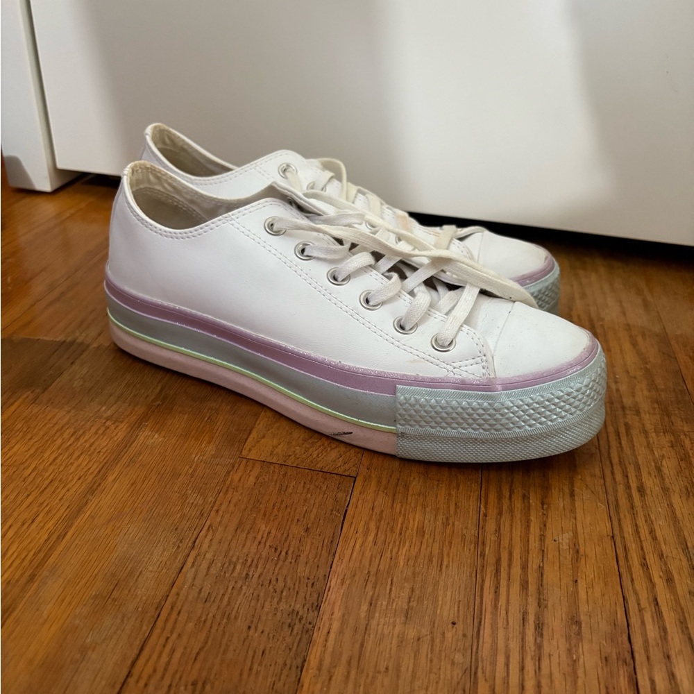 Converse platform all star White Shoes